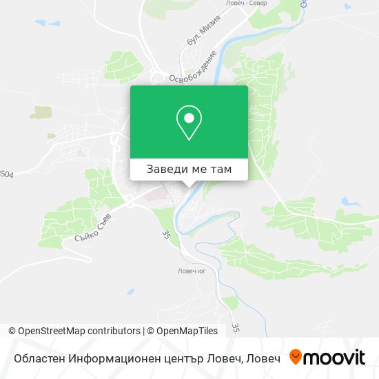 Областен Информационен център Ловеч карта