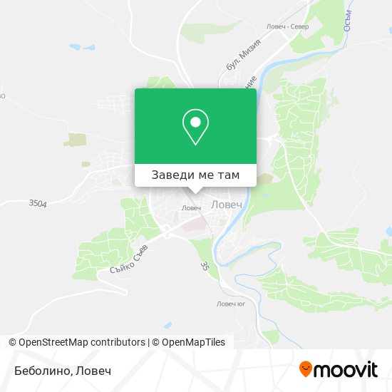 Беболино карта