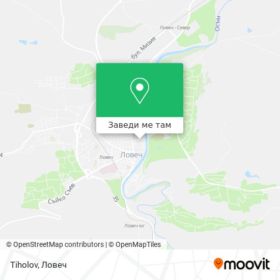 Tiholov карта