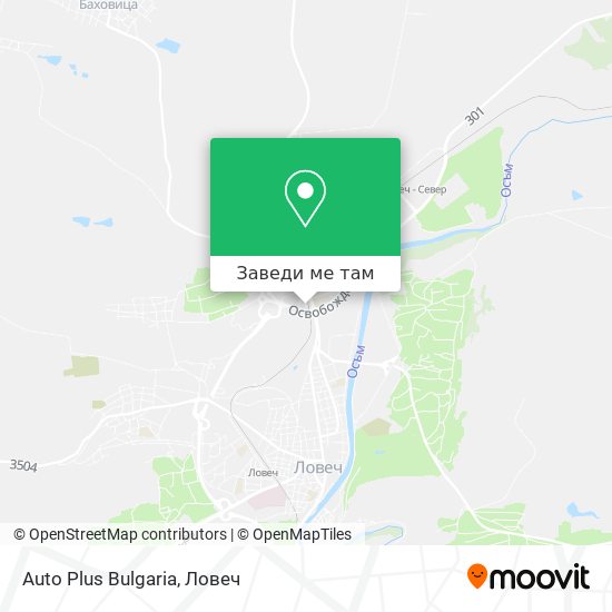 Auto Plus Bulgaria карта