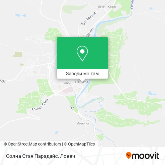 Солна Стая Парадайс карта