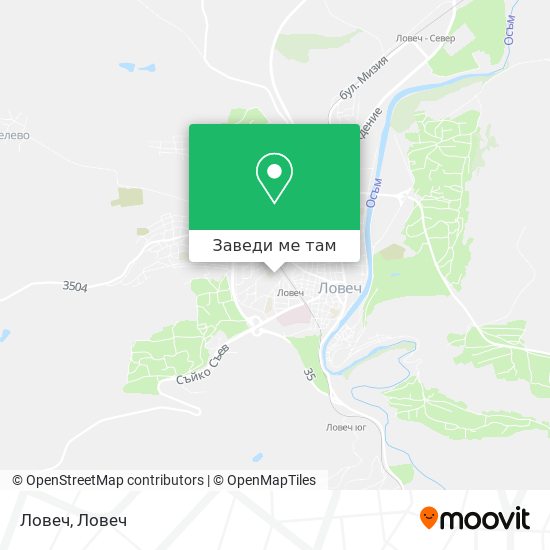 Ловеч карта