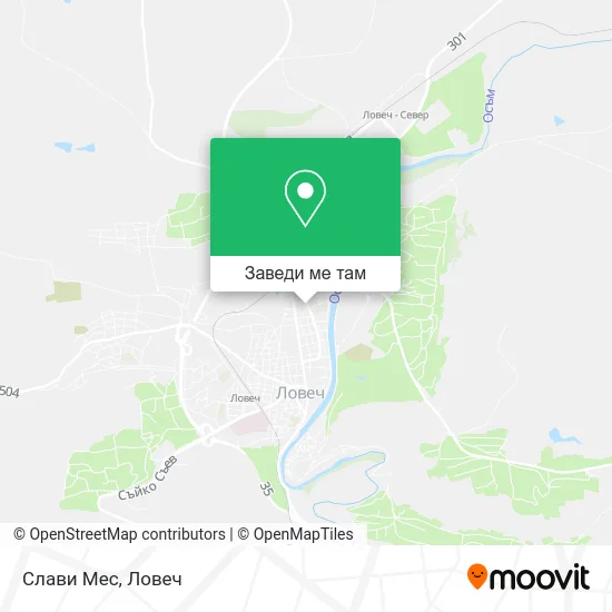 Слави Мес карта