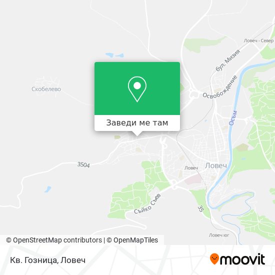 Кв. Гозница карта