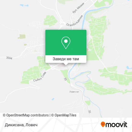 Дикисана карта