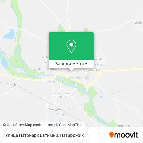 Улица Патриарх Евтимий карта