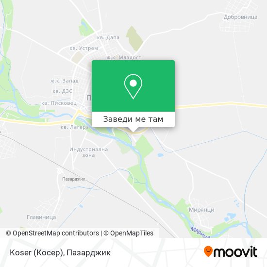 Koser (Косер) карта