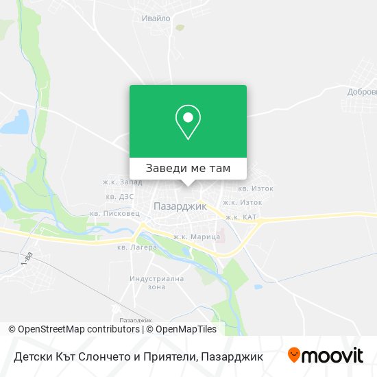 Детски Кът  Слончето и Приятели карта