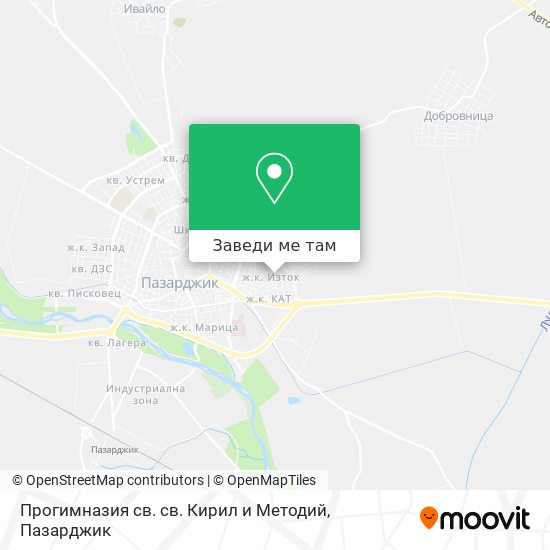 Прогимназия св. св. Кирил и Методий карта
