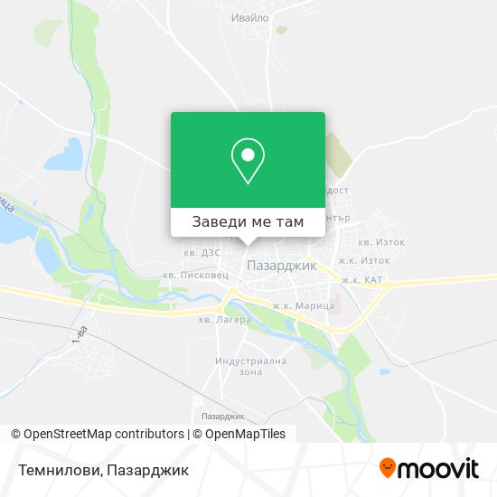 Темнилови карта