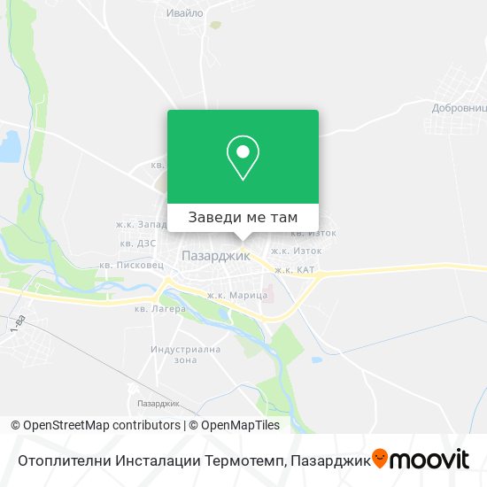 Отоплителни Инсталации Термотемп карта
