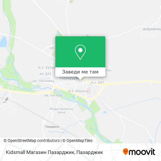 Kidsmall Магазин Пазарджик карта