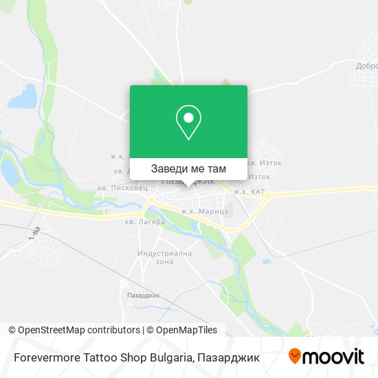 Forevermore Tattoo Shop Bulgaria карта