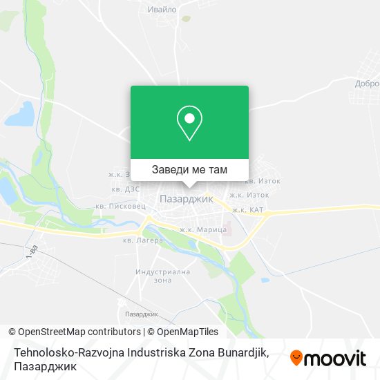 Tehnolosko-Razvojna Industriska Zona Bunardjik карта