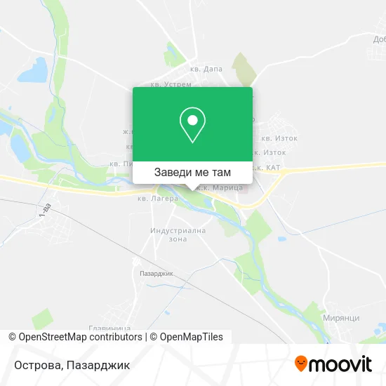 Острова карта