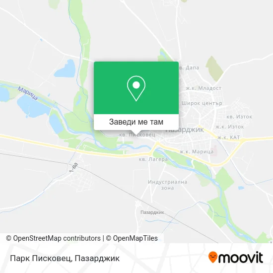 Парк Писковец карта