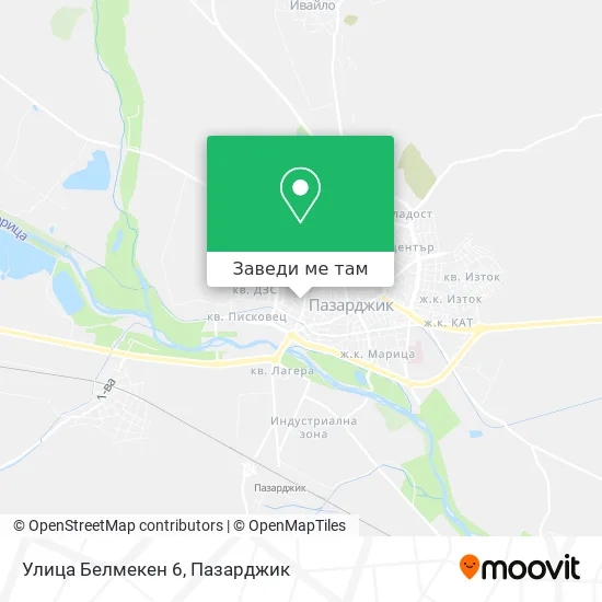 Улица Белмекен 6 карта