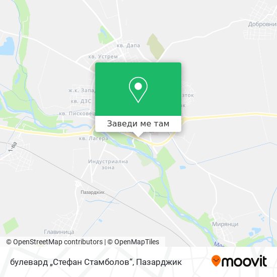булевард „Стефан Стамболов“ карта