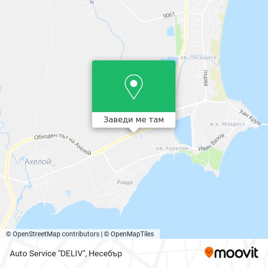 Auto Service "DELIV" карта