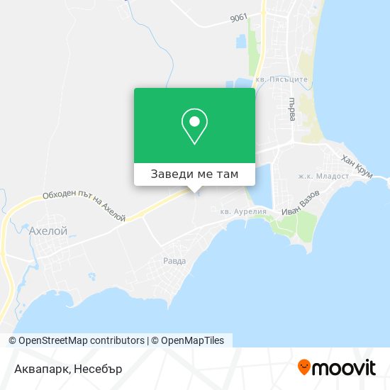 Аквапарк карта