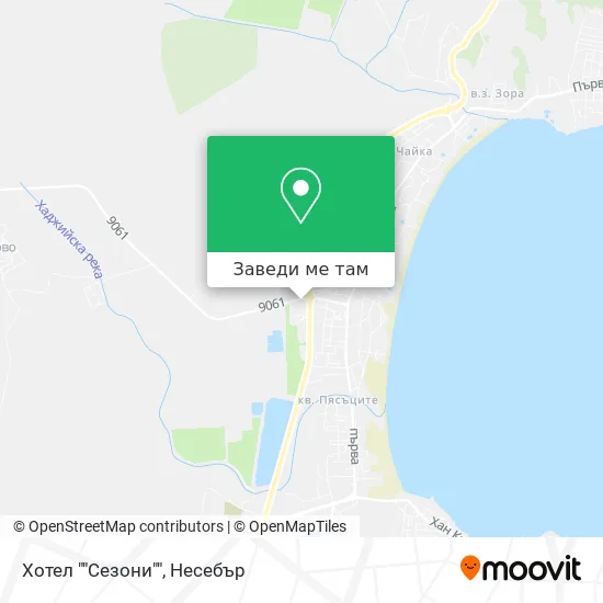 Хотел ""Сезони"" карта