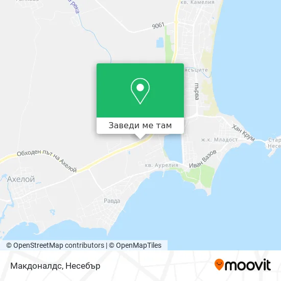 Макдоналдс карта