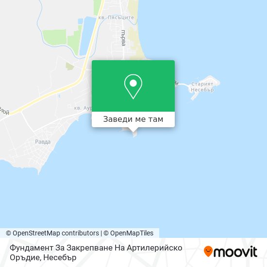 Фундамент За Закрепване На Артилерийско Оръдие карта