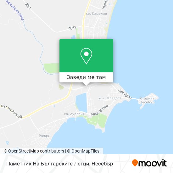 Паметник На Българските Летци карта