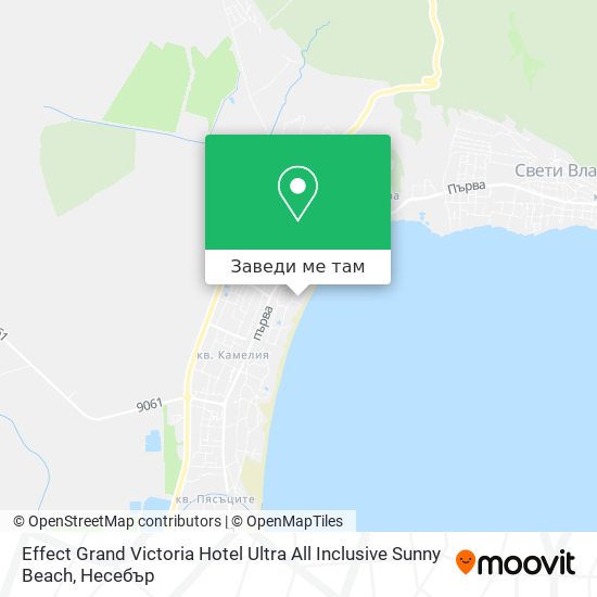 Effect Grand Victoria Hotel Ultra All Inclusive Sunny Beach карта