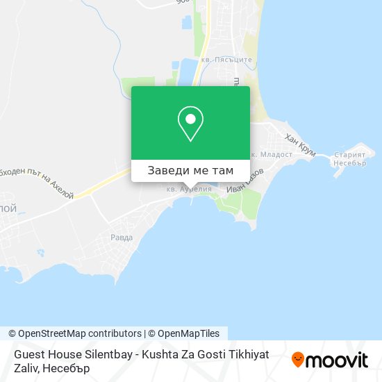 Guest House Silentbay - Kushta Za Gosti Tikhiyat Zaliv карта