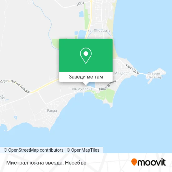 Мистрал южна звезда карта