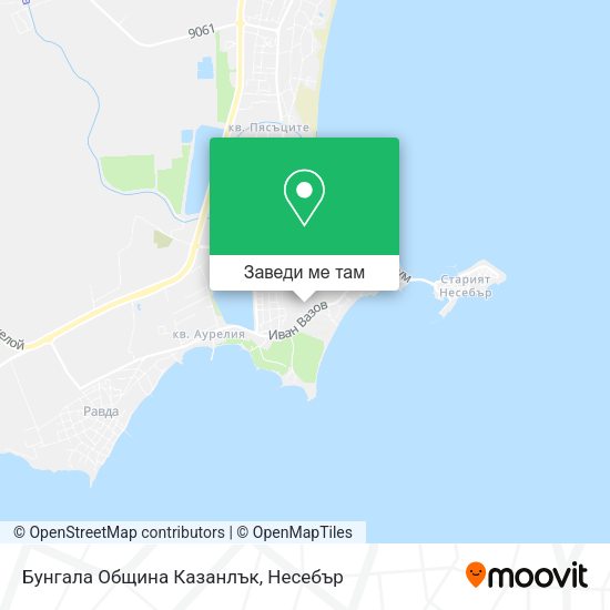 Бунгала Община Казанлък карта