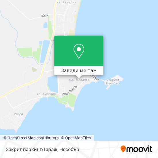 Закрит паркинг/Гараж карта