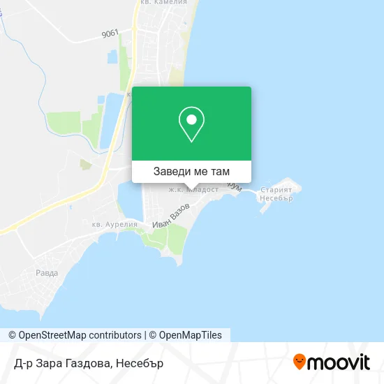 Д-р Зара Газдова карта