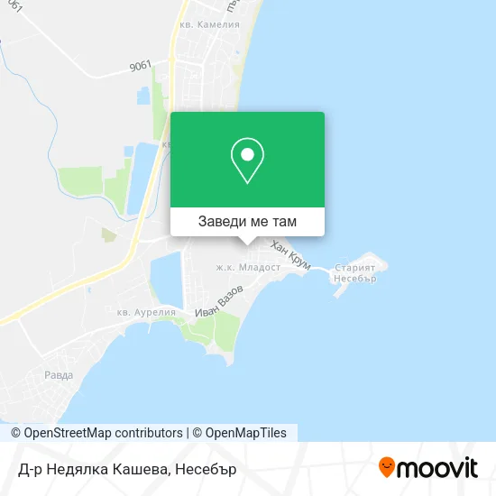 Д-р Недялка Кашева карта