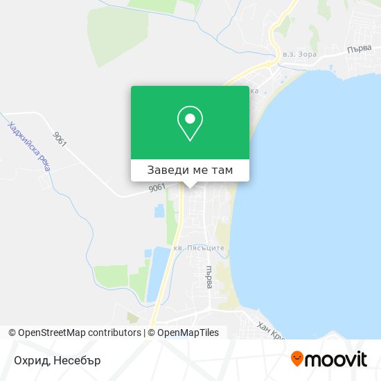 Охрид карта
