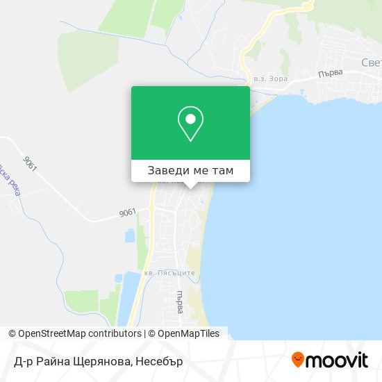 Д-р Райна Щерянова карта