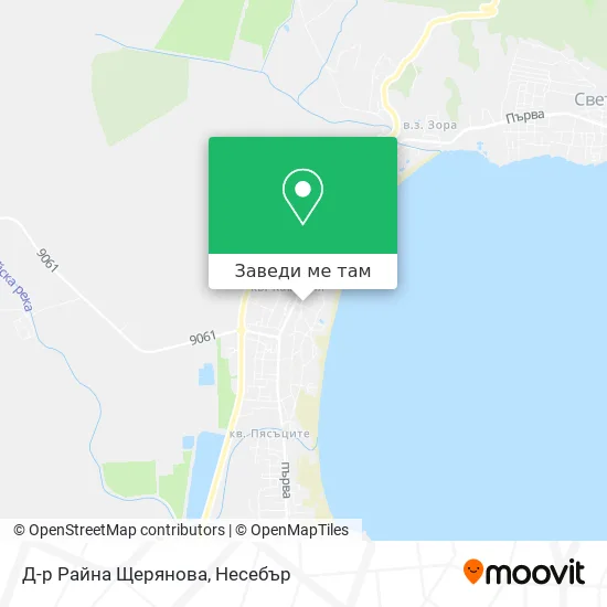 Д-р Райна Щерянова карта