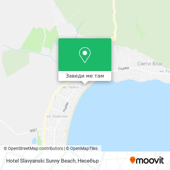 Hotel Slavyanski Sunny Beach карта