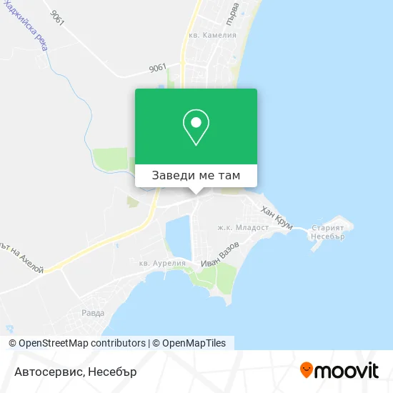 Автосервис карта