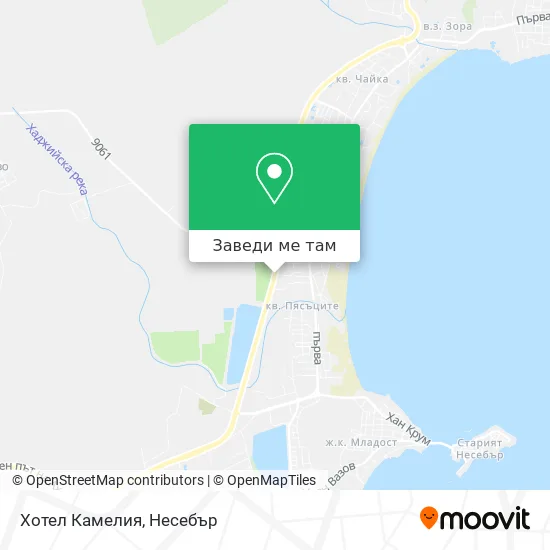 Хотел Камелия карта