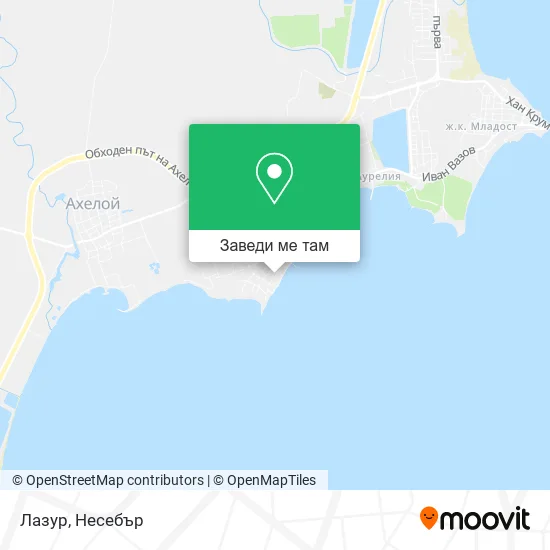 Лазур карта