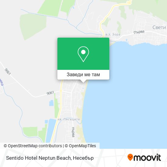 Sentido Hotel Neptun Beach карта
