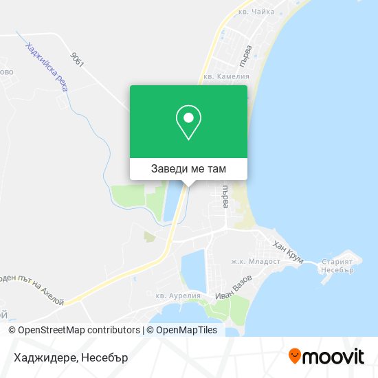 Хаджидере карта