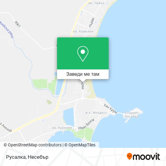 Русалка карта