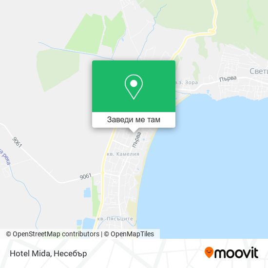 Hotel Mida карта