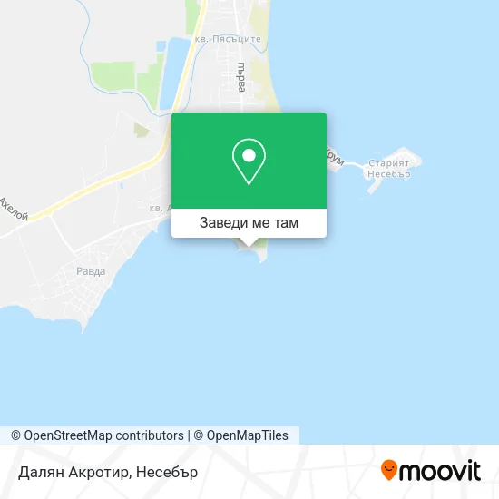 Далян Акротир карта