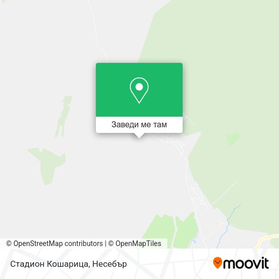 Стадион Кошарица карта