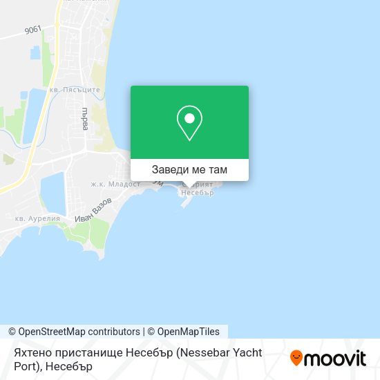 Яхтено пристанище Несебър (Nessebar Yacht Port) карта