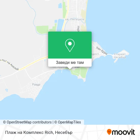 Плаж на Комплекс Rich карта
